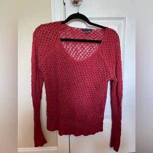 American Eagle Open-Knit Sweater